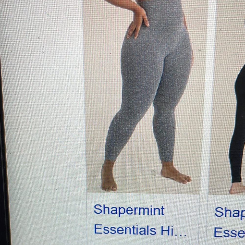Shapermint Essentials High-Waisted Gray Leggings